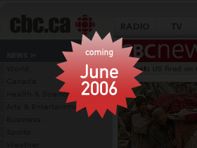 CBC.ca News site redesign
